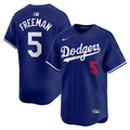 Freddie Freeman Los Angeles Dodgers Player Jersey - Blue