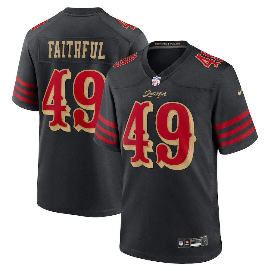 The Faithful San Francisco 49ers 2025 Rivalries Collection Jersey - Black