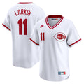 Barry Larkin Cincinnati Reds Throwback Jersey - White