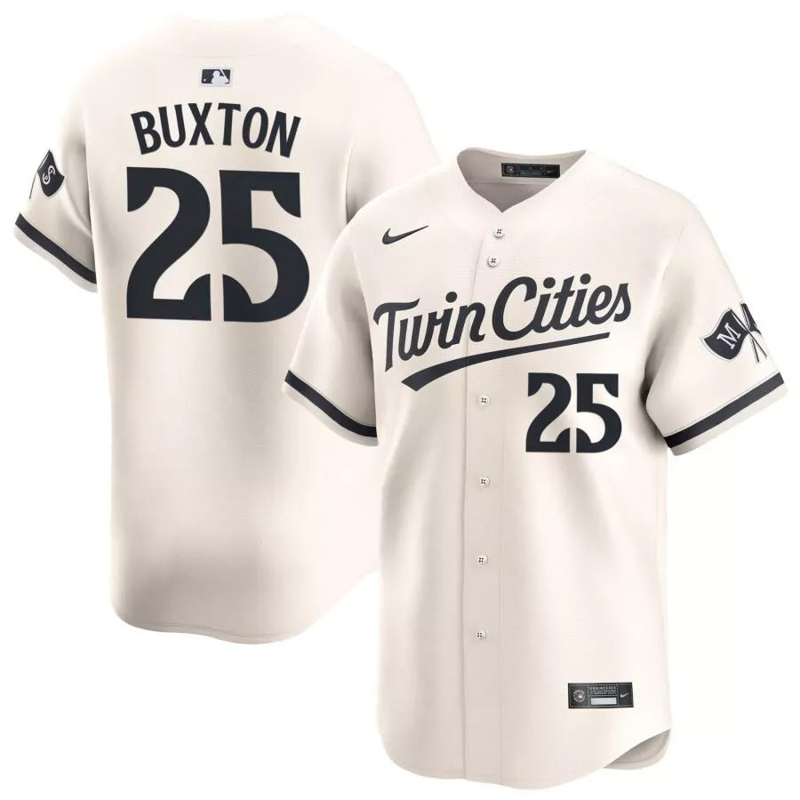 Byron Buxton Minnesota Twins Alternate Jersey - Cream