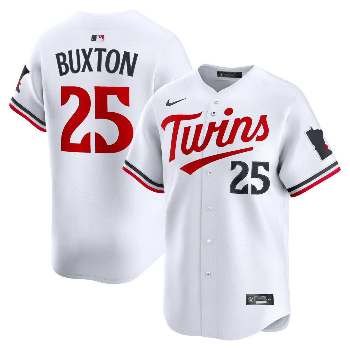 Byron Buxton Minnesota Twins Home Jersey - White