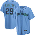 Cal Raleigh Seattle Mariners Alternate Jersey – Light Blue