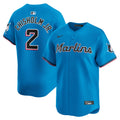 Jazz Chisholm Jr Miami Marlins Alternate Limited Jersey - Blue