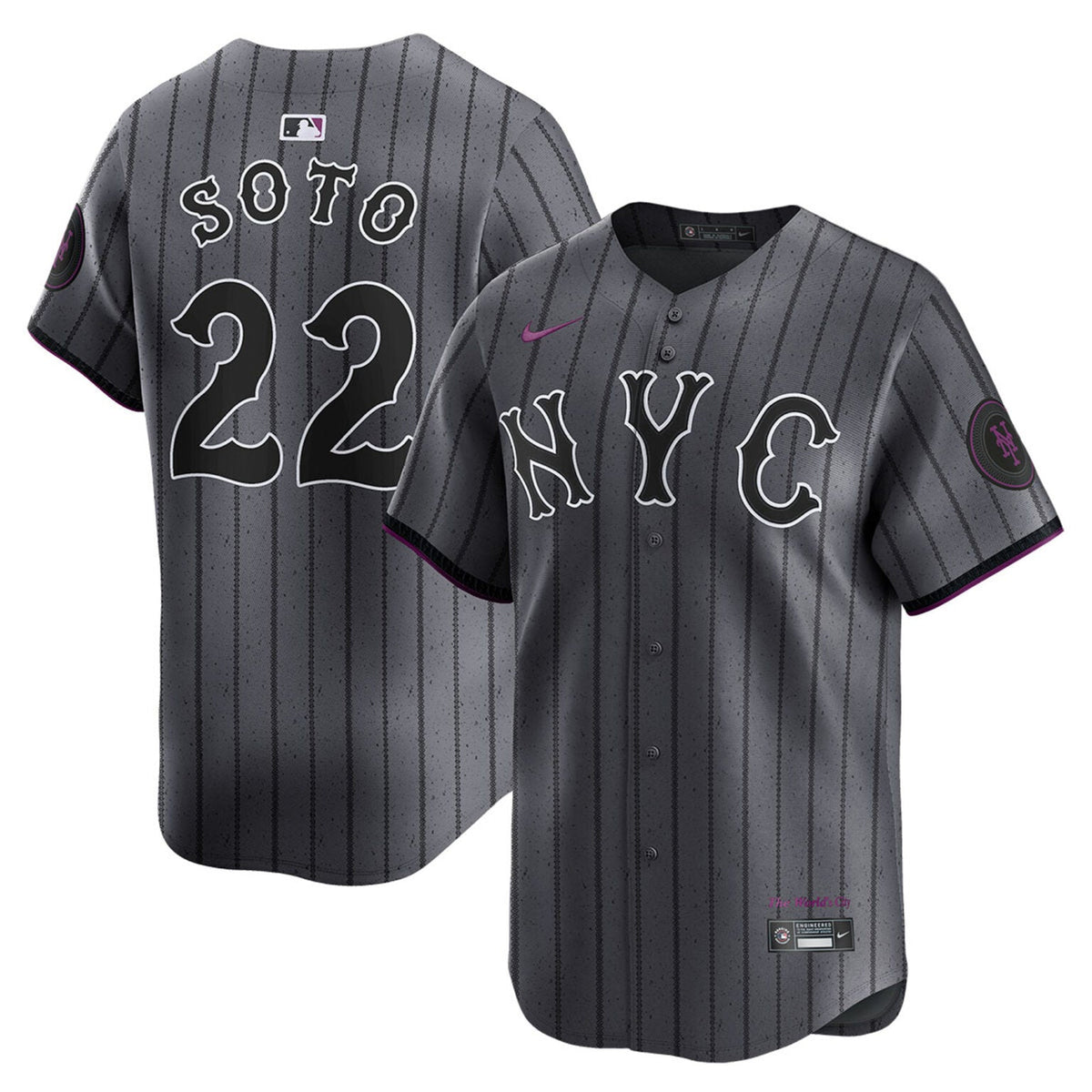 Juan Soto New York Mets Dark City Connect Limited Jersey – Gray