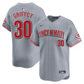 Ken Griffey Jr Cincinnati Reds Road Limited Jersey - Gray