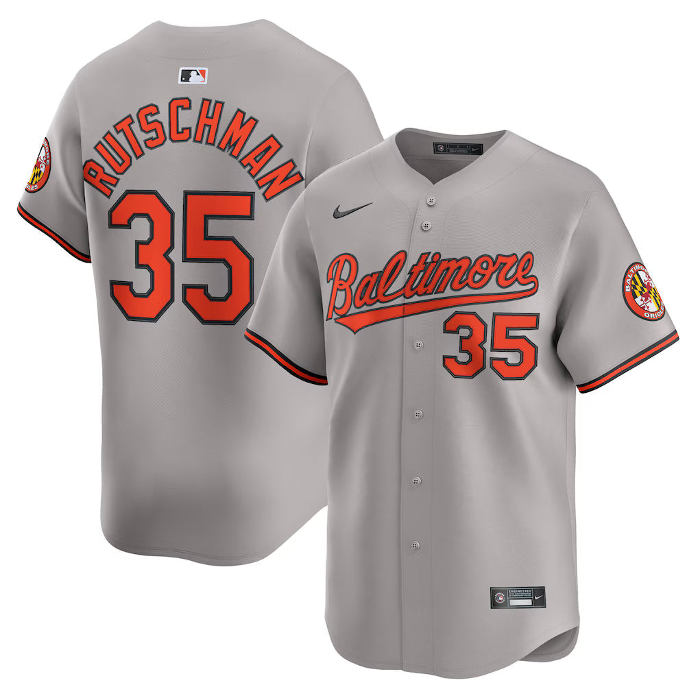 Adley Rutschman Baltimore Orioles Road Jersey - Gray