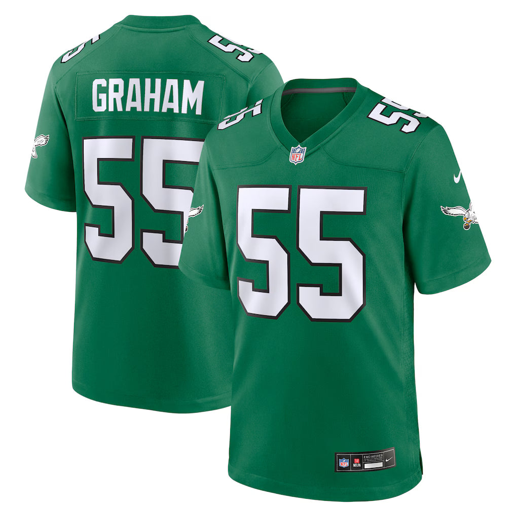 Brandon Graham Philadelphia Eagles Alternate Jersey - Kelly Green