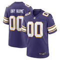 Custom Minnesota Vikings Classic Jersey - Purple