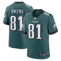 Terrell Owens Philadelphia Eagles Retired Player Jersey - Midnight Green
