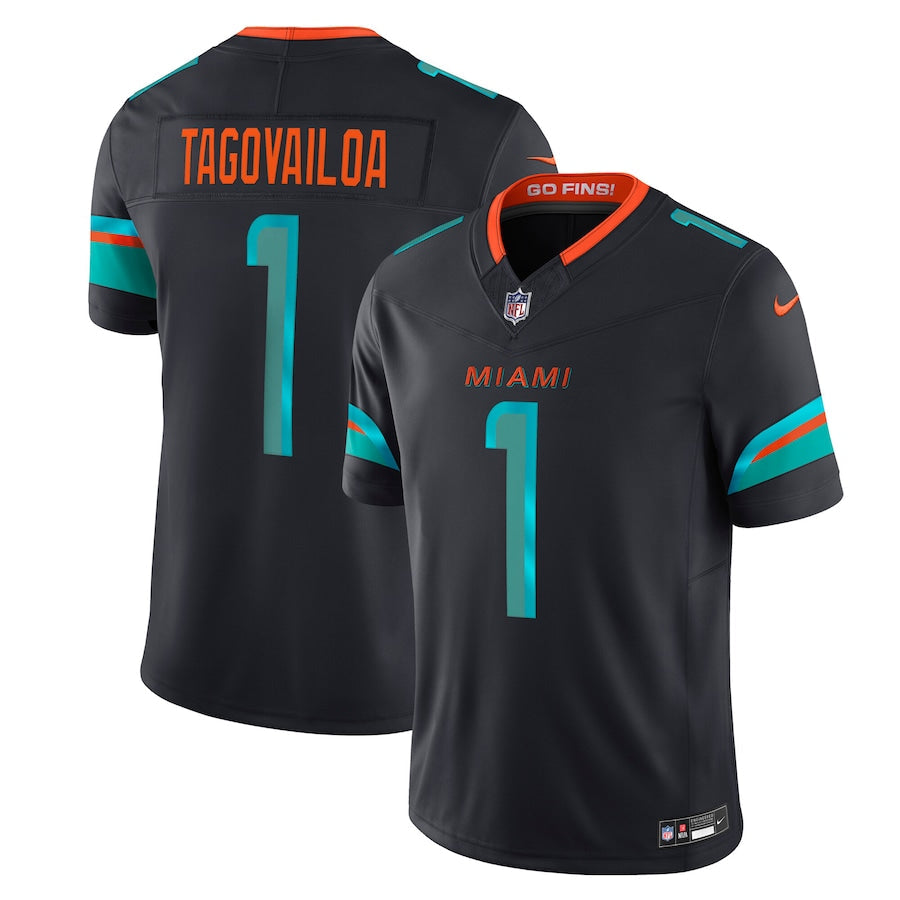 Tua Tagovailoa Miami Dolphins 2025 Rivalries Collection Jersey - Pitch Blue
