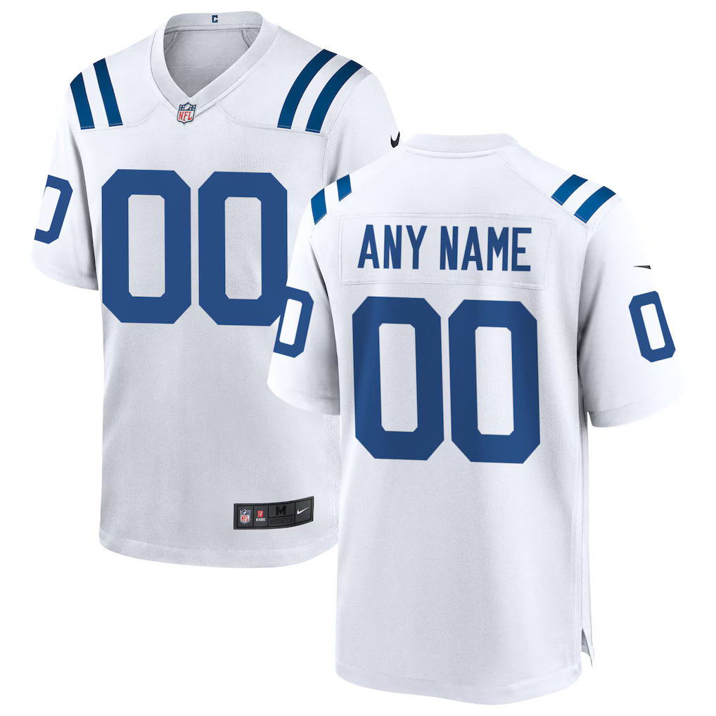 Custom Indianapolis Colts Jersey - White
