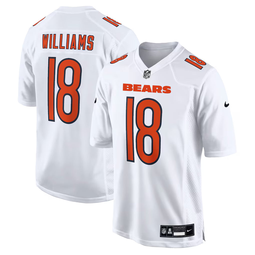 Caleb Williams Chicago Bears Fashion Jersey - Tundra White