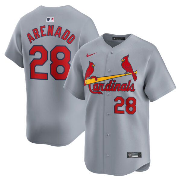 Nolan Arenado St. Louis Cardinals Road Limited Jersey - Gray