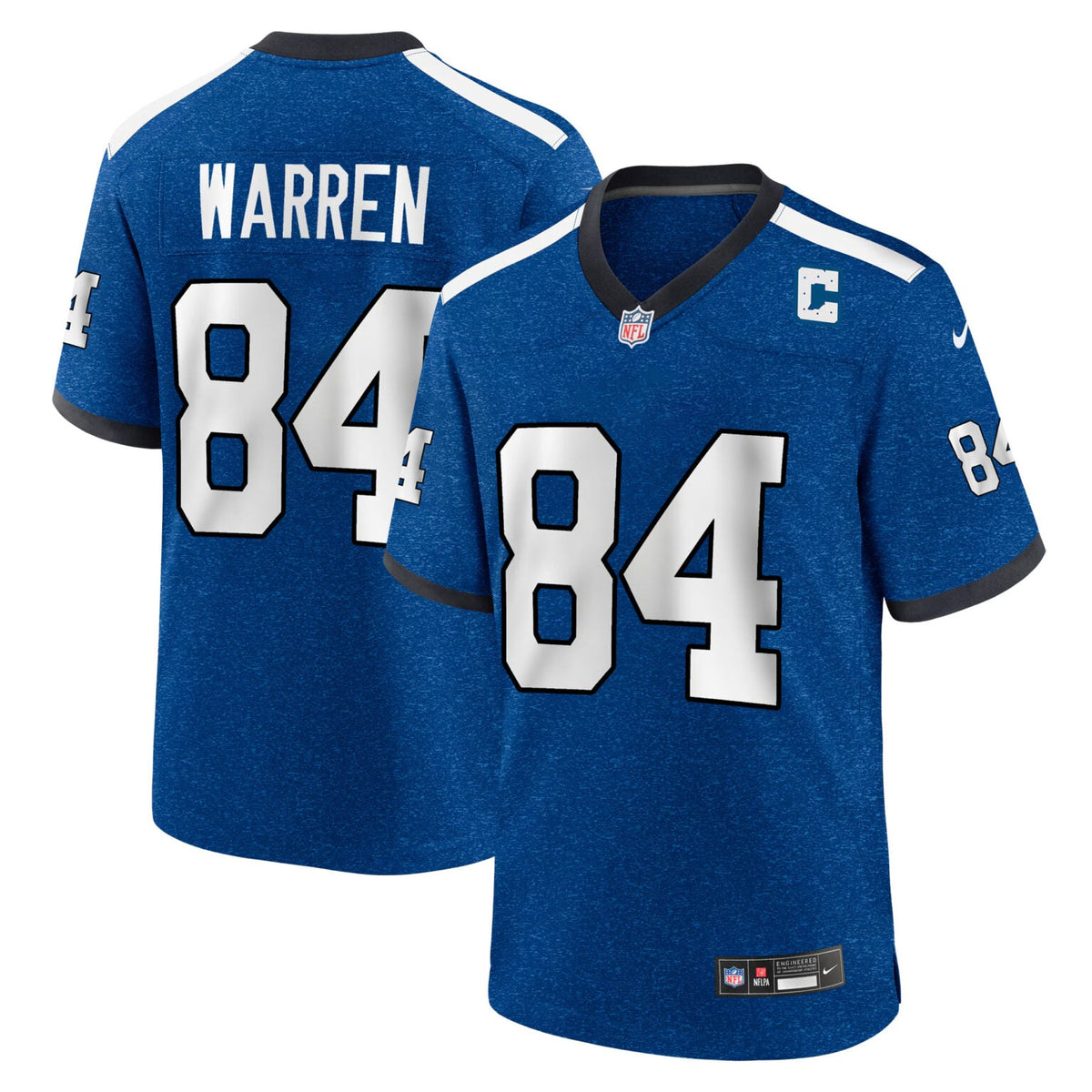 Tyler Warren Indianapolis Colts Indiana Nights Alternate Jersey - Royal Blue