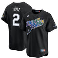Yandy Diaz Tampa Bay Rays Cooperstown Collection Jersey - Black